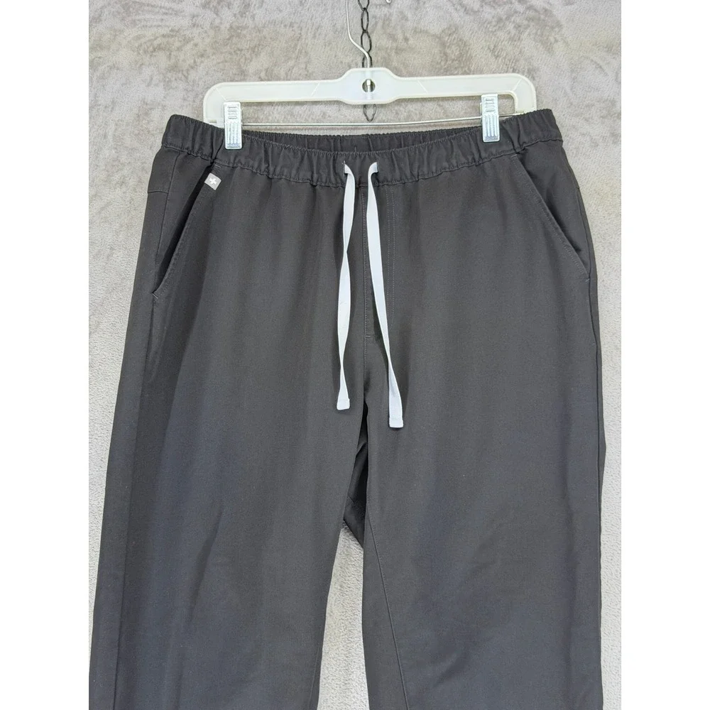 Figs Jogger Men L/T Tansen Black Technical Collection Scrub Pants EUC